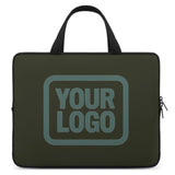 Custom Olive Blue Green Laptop Bag