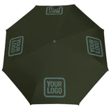 Custom Olive Blue Green Automatic Umbrella