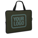 Custom Olive Blue Green Laptop Bag