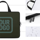 Custom Olive Blue Green Laptop Bag