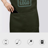 Custom Olive Blue Green Apron