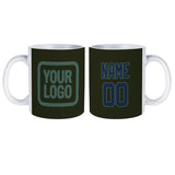 Custom Olive Blue Mug