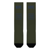 Custom Olive Blue Knee-High Sock