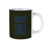 Custom Olive Blue Mug