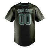 Custom Olive & Blue Green Colors Design Sports Baseball Jersey
