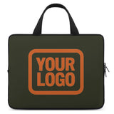 Custom Olive Orange Laptop Bag