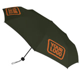 Custom Olive Orange Automatic Umbrella