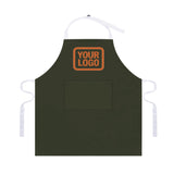 Custom Olive Orange Apron