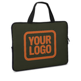 Custom Olive Orange Laptop Bag