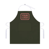 Custom Olive Copper Rose Apron