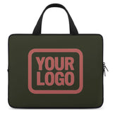 Custom Olive Copper Rose Laptop Bag