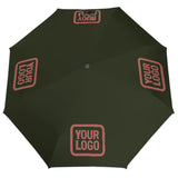 Custom Olive Copper Rose Automatic Umbrella