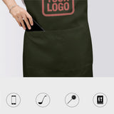 Custom Olive Copper Rose Apron