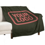 Custom Olive Copper Rose Blanket