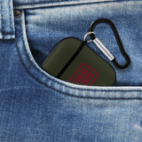 Custom Olive Crimson Red AirPods Case