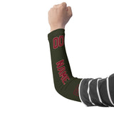 Custom Olive Crimson Red Arm Sleeve