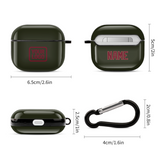 Custom Olive Crimson Red AirPods Case (3rd Generation)
