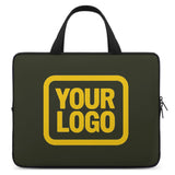 Custom Olive Gold Laptop Bag
