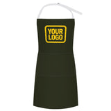 Custom Olive Gold Apron