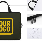 Custom Olive Gold Laptop Bag