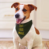 Custom Olive Gold Pet Scarf