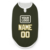 Custom Olive Cream Pet Vest