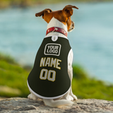 Custom Olive Cream Pet Vest