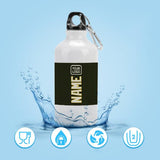 Custom Olive Cream Sports Bottle