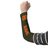 Custom Olive Orange Red Arm Sleeve
