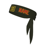 Custom Olive Red Headband