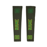 Custom Olive Emerald Green Arm Sleeve