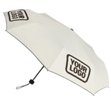 Custom Cream Brown Automatic Umbrella