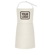 Custom Cream Brown Apron