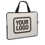 Custom Cream Brown Laptop Bag