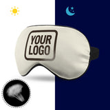 Custom Cream Brown Sleep Mask