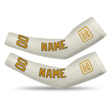Custom Cream Yellow Arm Sleeve