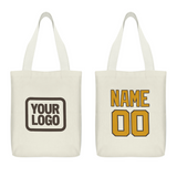 Custom Cream Yellow Canvas Tote Bag