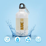 Custom Cream Yellow Sports Bottle