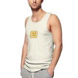 Custom Cream Yellow Men's Tank Top