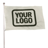 Custom Cream Olive Flag