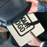 Custom Cream Olive Laptop Bag