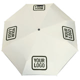 Custom Cream Olive Automatic Umbrella