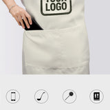 Custom Cream Olive Apron