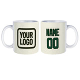 Custom Cream Green Mug