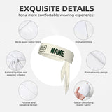 Custom Cream Green Headband