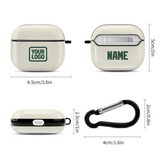 Custom Cream Green AirPods Case (3rd Generation)