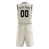 Custom Cream Olive Basketball Set