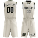 Custom Cream Olive Basketball Set