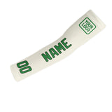 Custom Cream Emerald Green Arm Sleeve