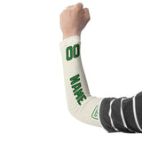Custom Cream Emerald Green Arm Sleeve